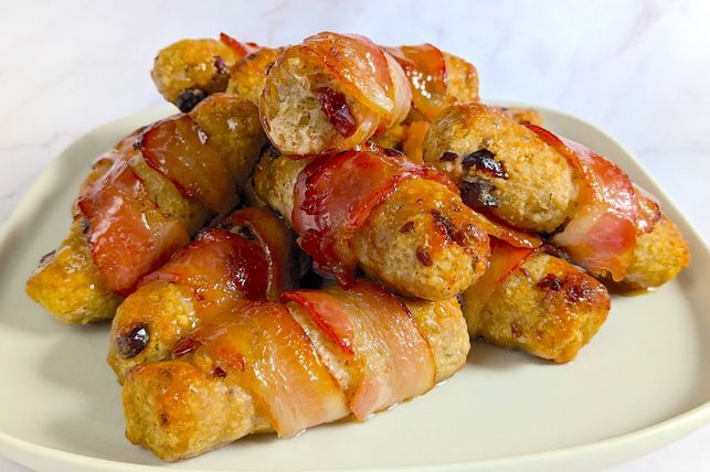 Sugar-crusted chicken in blankets recipe