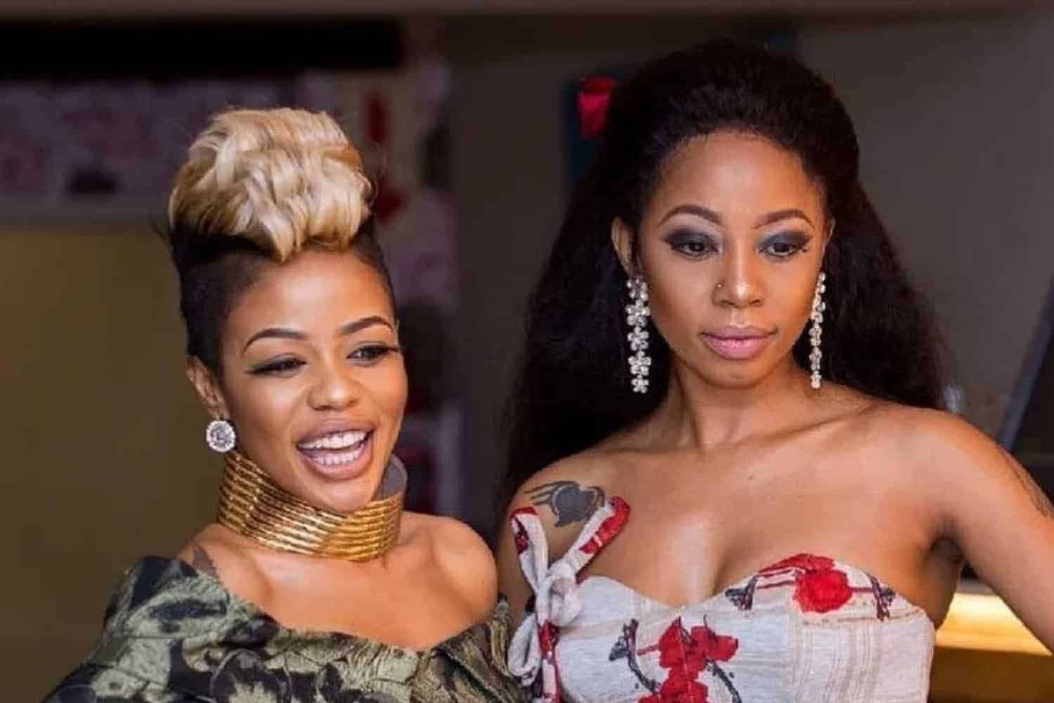 Kelly Khumalo and Zandile Khumalo