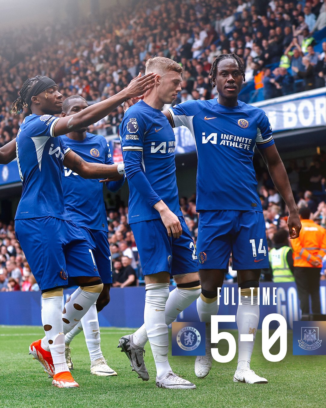 Chelsea 5-0 West Ham United