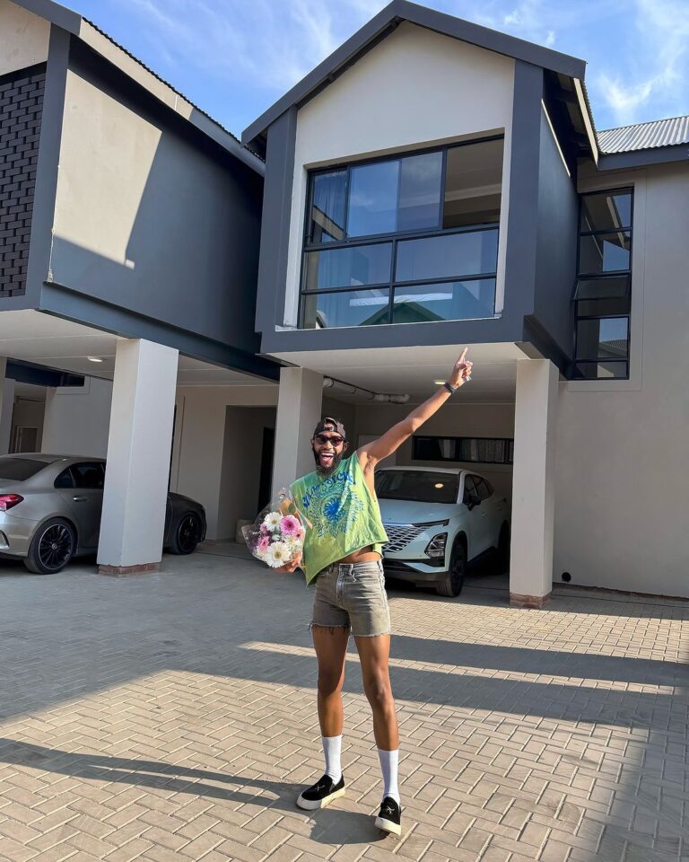 Mohale Motaung buys a new house