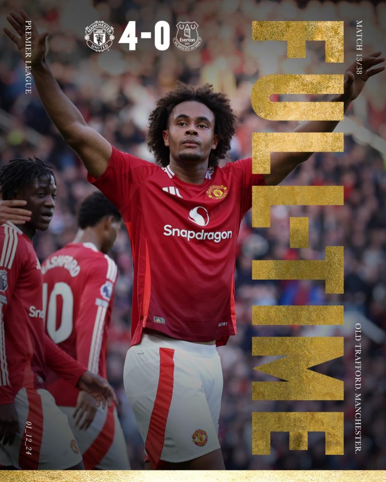 Manchester United Dominate Everton in Amorim’s First Premier League Victory